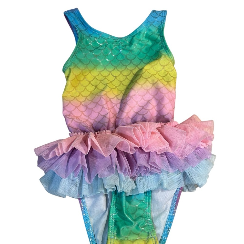 Cat & Jack Multicolor Mermaid Swimsuit